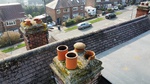 Chimney inspection using a drone